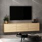 TV alus Asir, 160x35x32 cm, pruun цена и информация | Televiisori alused | hansapost.ee