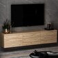 TV alus Asir, 160x35x32 cm, pruun цена и информация | Televiisori alused | hansapost.ee