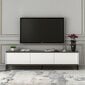 TV alus Asir, 180x45,2x35 cm, valge цена и информация | Televiisori alused | hansapost.ee