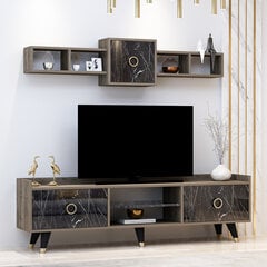 TV-alus Asir, 180x52x35cm, marmor/pruun price and information | Television bases | hansapost.ee