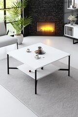 Kohvilaud, Asir, 80 x 80 x 40 cm, valge price and information | Coffee tables | hansapost.ee