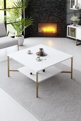 Kohvilaud, Asir, 80 x 80 x 40 cm, valge price and information | Coffee tables | hansapost.ee