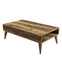 Kohvilaud Asir, 105x60x34,6 cm, pruun price and information | Coffee tables | hansapost.ee