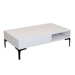 Kohvilaud Asir, 105x32,6x60 cm, valge price and information | Coffee tables | hansapost.ee