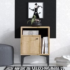 Öökapp Asir, 40x55x35 cm, pruun/must price and information | Nightstands | hansapost.ee