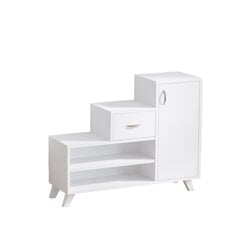 Kingakapp Asir, 90x77x33 cm, valge price and information | Shoe cupboards, shoe racks | hansapost.ee