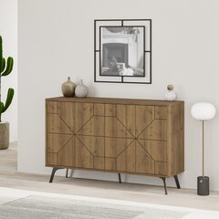 Abikapp Asir, 123x77,4x35cm, pruun price and information | Console tables | hansapost.ee