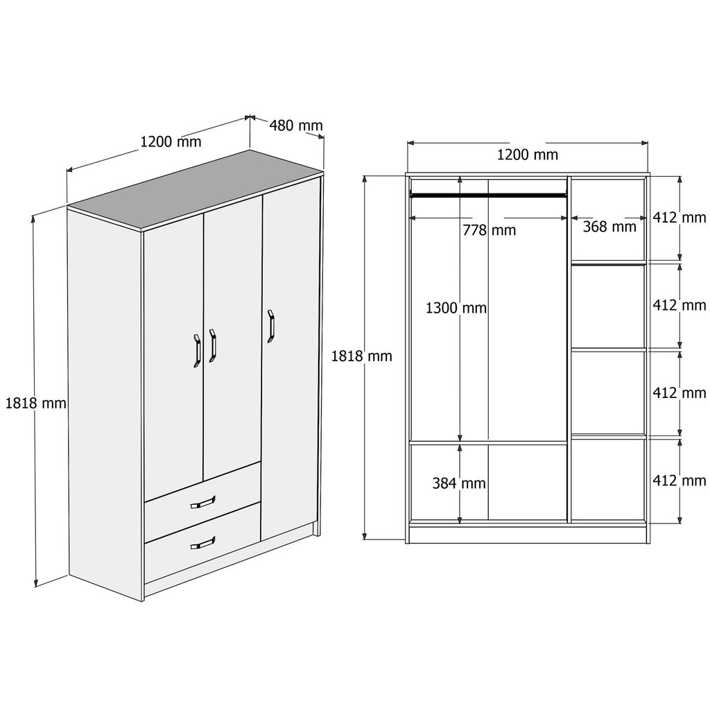 Kapp Kalune Design Grande 3508, pruun/hall цена и информация | Kapid | hansapost.ee