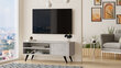 TV alus Asir, 110x44x40cm, hall hind ja info | Televiisori alused | hansapost.ee