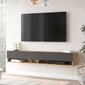 TV alus Asir, 180x29,1x31,6cm, hall цена и информация | Televiisori alused | hansapost.ee