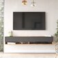 TV alus Asir, 180x29,1x31,6cm, hall цена и информация | Televiisori alused | hansapost.ee