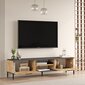 TV alus Asir, 160x39,1x35cm, beež/hall цена и информация | Televiisori alused | hansapost.ee