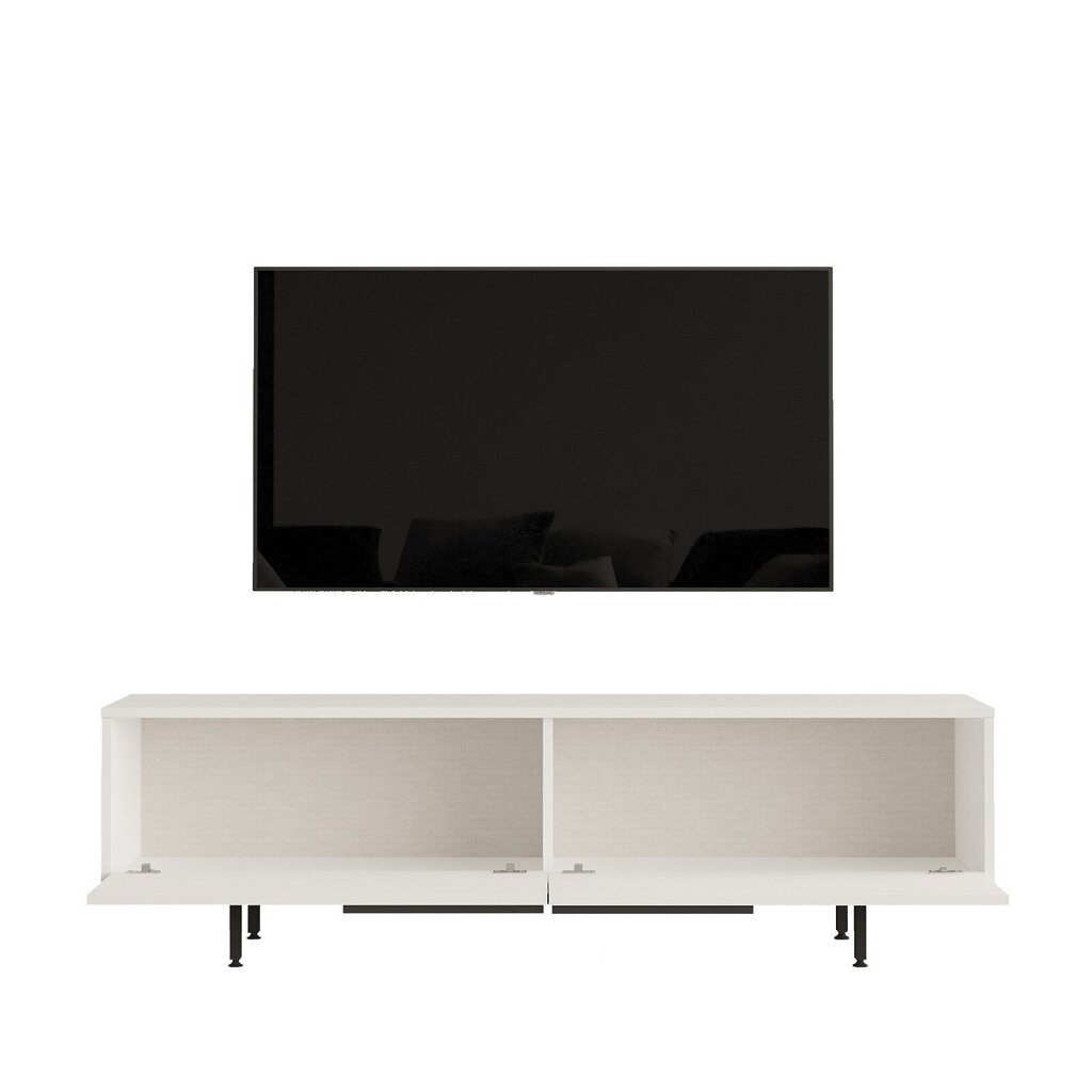 TV alus, Asir, 160x45,1x35,5 cm, valge цена и информация | Televiisori alused | hansapost.ee