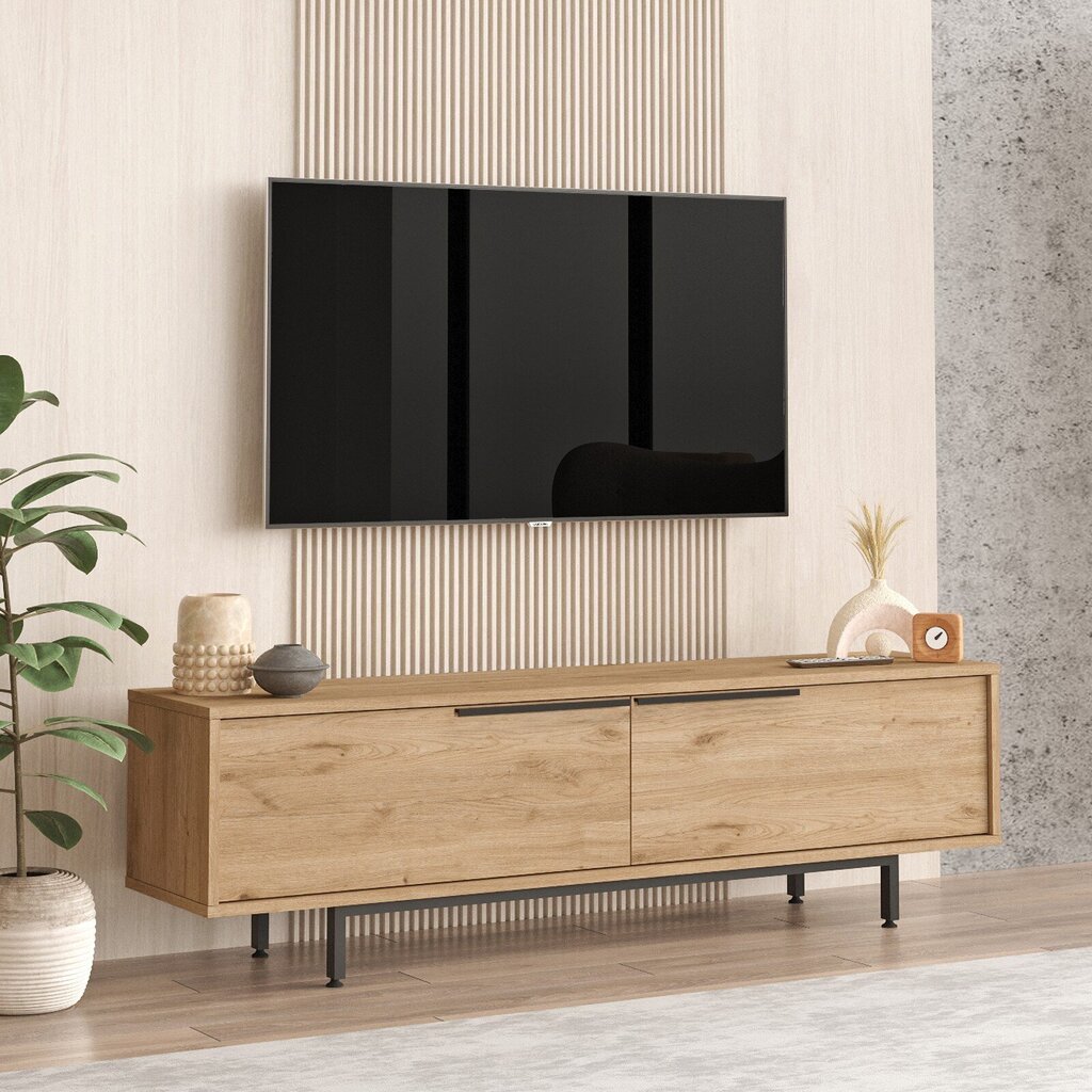 TV alus, Asir, 160x45,1x35,5 cm, pruun hind ja info | Televiisori alused | hansapost.ee