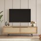 TV alus, Asir, 160x45,1x35,5 cm, pruun цена и информация | Televiisori alused | hansapost.ee