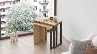 Pesastamislaud (2 tükki) Asir, pruun price and information | Coffee tables | hansapost.ee