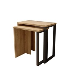 Pesastamislaud Asir, tume pruun, 2tk price and information | Coffee tables | hansapost.ee