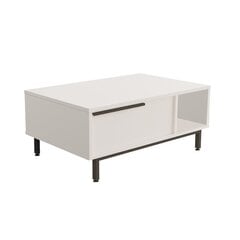 Kohvilaud Asir, 90x37,6x60 cm, valge price and information | Coffee tables | hansapost.ee