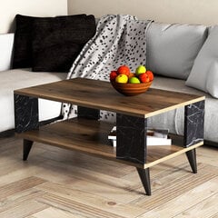 Kohvilaud, Asir, 90x54x41,6 cm, tume pruun/must price and information | Coffee tables | hansapost.ee