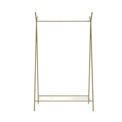 Garderoob Asir, 120x150x35 cm, kuldne price and information | Racks | hansapost.ee