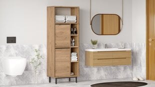 Vannitoa kapp, Asir, 160x45,1x35,5 cm, pruun price and information | Bathroom cabinets | hansapost.ee