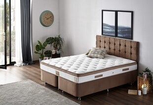 Madrats Asir, 150x200 cm, valge/pruun price and information | Mattresses | hansapost.ee