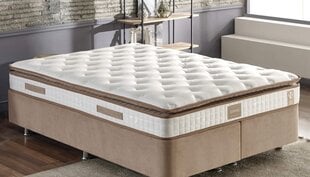 Madrats Asir, 140x190 cm, valge/pruun price and information | Mattresses | hansapost.ee