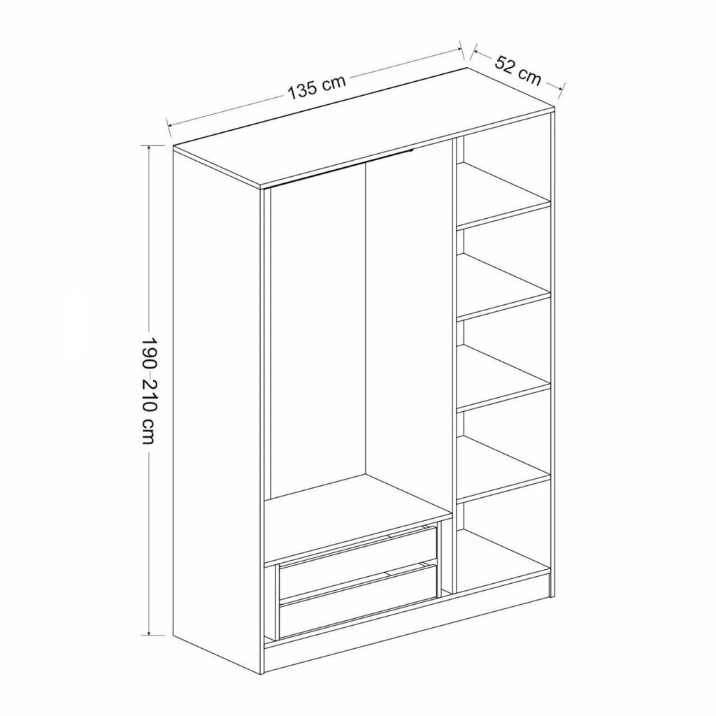 Kapp Kalune Design Kale, hall цена и информация | Kapid | hansapost.ee