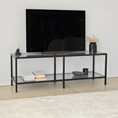 TV alus Asir, 130x45x40 cm, tume hall/must price and information | Television bases | hansapost.ee