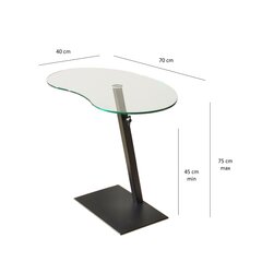 Kohvilaud Asir, 70x75x40cm, must price and information | Coffee tables | hansapost.ee