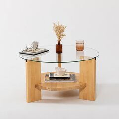 Kohvilaud Asir, 75x40x75cm, beež price and information | Coffee tables | hansapost.ee