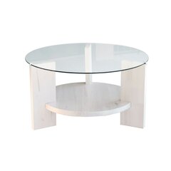 Kohvilaud Asir, 75x40x75cm, valge price and information | Coffee tables | hansapost.ee