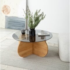 Kohvilaud Asir, 75x35x75cm, beež/must price and information | Coffee tables | hansapost.ee