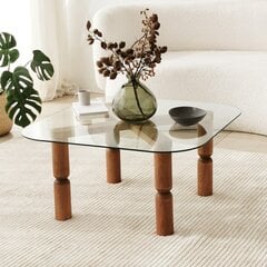 Kohvilaud Asir, 80x40x80cm, pruun price and information | Coffee tables | hansapost.ee