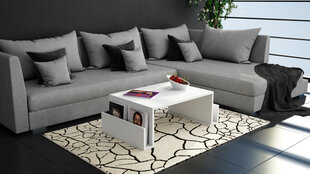 Kohvilaud, Asir, 95x36,8x60 cm, valge price and information | Coffee tables | hansapost.ee