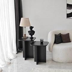 Külglaudade komplekt, Asir, must price and information | Coffee tables | hansapost.ee