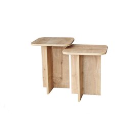 Külglaudade komplekt, Asir, beež price and information | Coffee tables | hansapost.ee