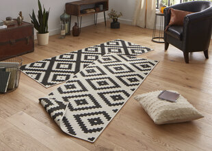 Vaip NORTHRUGS Twin Malta Black Cream, 200x290 cm price and information | Vaibad | hansapost.ee