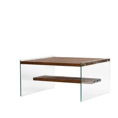 Kohvilaud Asir, 75x40x75 cm, pruun price and information | Coffee tables | hansapost.ee