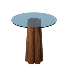 Kohvilaud Asir, 50x50x50 cm, pruun/sinine price and information | Coffee tables | hansapost.ee