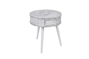 Külglaud Asir, 51x58,5x51 cm, valge price and information | Coffee tables | hansapost.ee