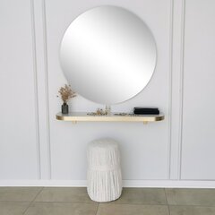 Peegel Asir, 90cm, kuldne price and information | Bathroom mirrors | hansapost.ee