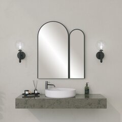 Peegel Asir, 20x60x73cm, must price and information | Bathroom mirrors | hansapost.ee