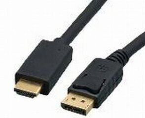 Brackton DisplayPort Male - HDMI Male With IC-Chip 3 м 4K цена и информация | Brackton Телевизоры и аксессуары | hansapost.ee