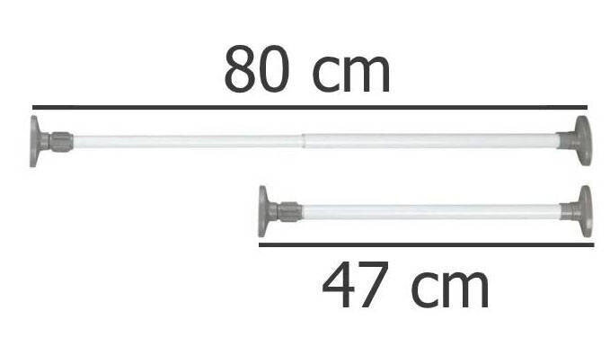 Pikendatav stange Wenko, 47–80 cm hind ja info | Nagid | hansapost.ee