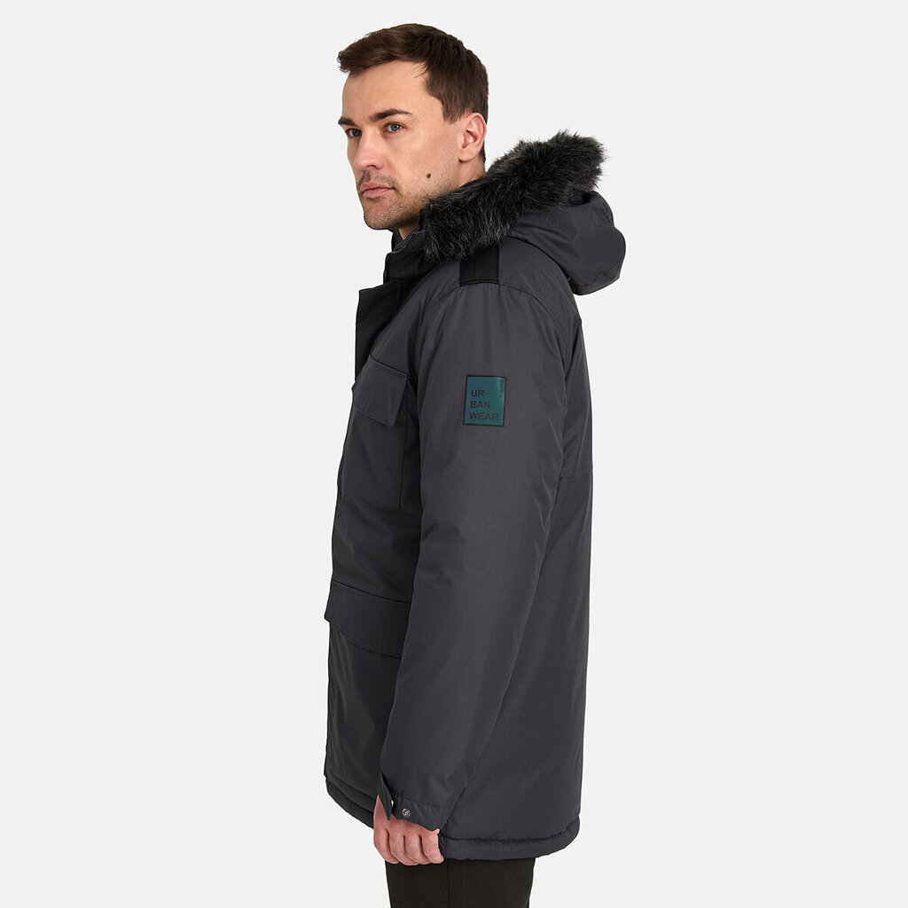 Huppa meeste talveparka ARON 2, tumehall hind ja info | Joped meestele | hansapost.ee