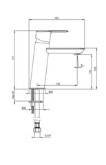 Valamusegisti Deante Arnika, kroom price and information | Bathroom faucets | hansapost.ee