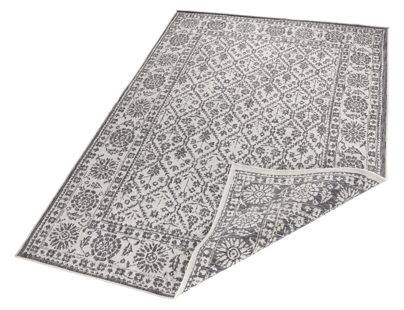 Vaip NORTHRUGS Twin Curacao Grey Cream 160x230 cm hind ja info | Vaibad | hansapost.ee