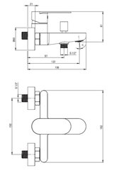 Vannisegisti Deante Alpinia, BGAZ10M, Gold hind ja info | Vannitoa segistid | hansapost.ee