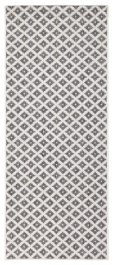 Vaip NORTHRUGS Twin Nizza Grey Cream, 80x350 cm price and information | Vaibad | hansapost.ee